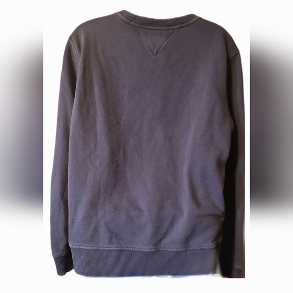 Tommy Hilfiger Vintage Navy Sweatshirt with Signature Logo - Picture 3 of 3